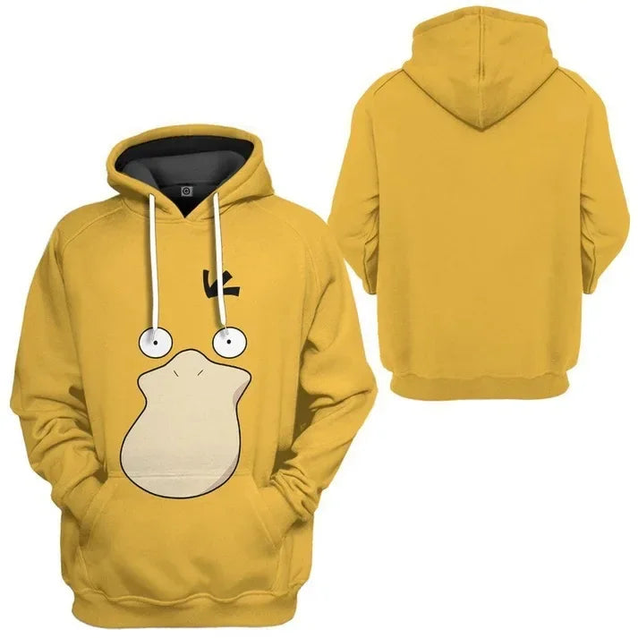 Pokemon Hoodies for Children Anime Elf Pikachu Peripheral Two-dimensional 3D Printed Sweatshirts, The Best Gift