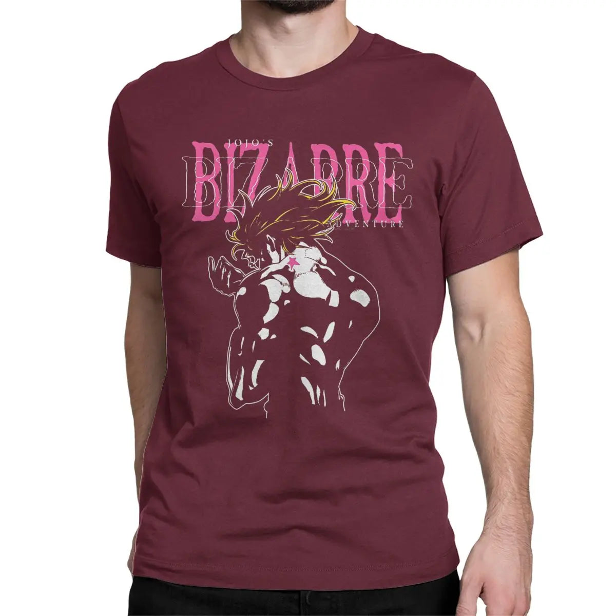 Men Women T-Shirt DIO With Joestar Birthmark Japanese Anime Vintage Cotton Tees JOJOs Bizarre Adventure T Shirt Tops Big Size