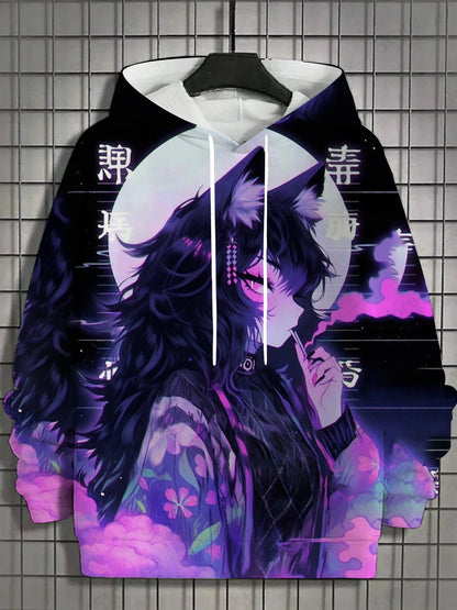 Anime Beauty 3d Print Hoodie Men Women Fashion Graphic Hoodies Boy Coat Women Sweat Men Clothes Unisex Tracksuit Boy Jackets